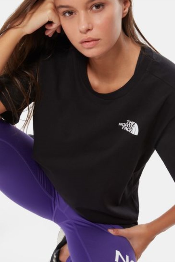 Tee Shirt Boyfriend Simple Dome Noir The North Face