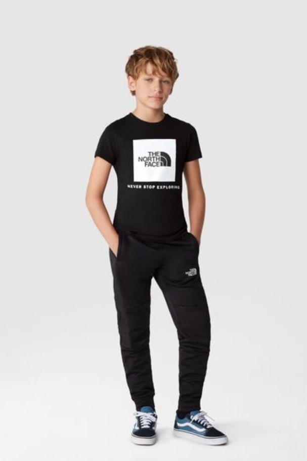 Tee Shirt Teens Box Noir The North Face