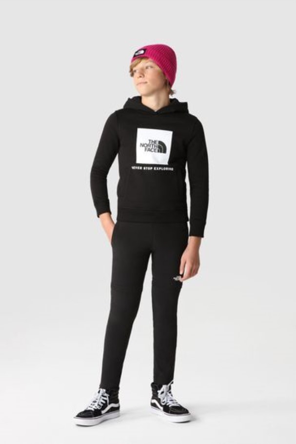 Teens Box Pullover Sweat à Capuche Noir The North Face