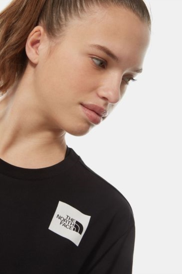 The North Face T-shirt Noir Décontracté Petit Ami