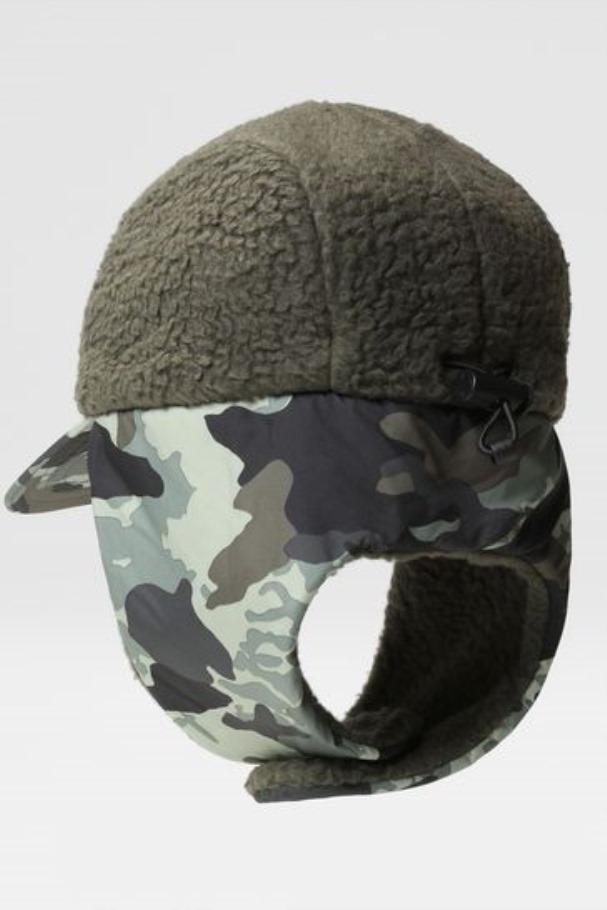 Chapeau De Trappeur Polaire Forrest Vert The North Face Pour Enfants