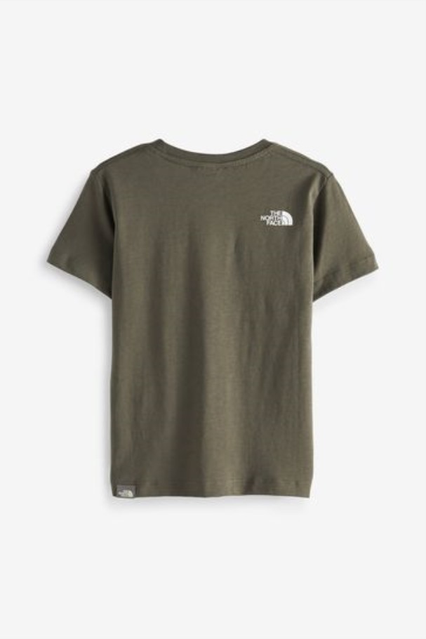 T-shirt The North Face Teens Dôme Simple Vert
