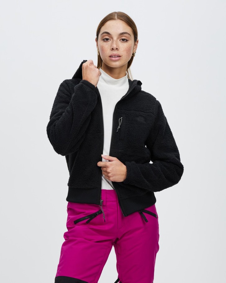 Dunraven Sweat à Capuche Zippé En Polaire Noir The North Face