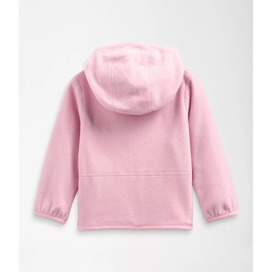 Sweat à Capuche Zippé Pour Bébé Glacier The North Face Camée Rose