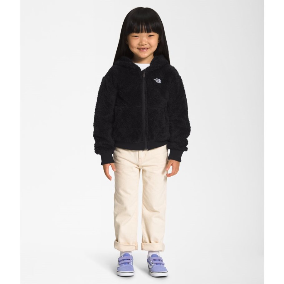 Sweat à Capuche Zippé Noir Suave Oso Pour Enfants The North Face