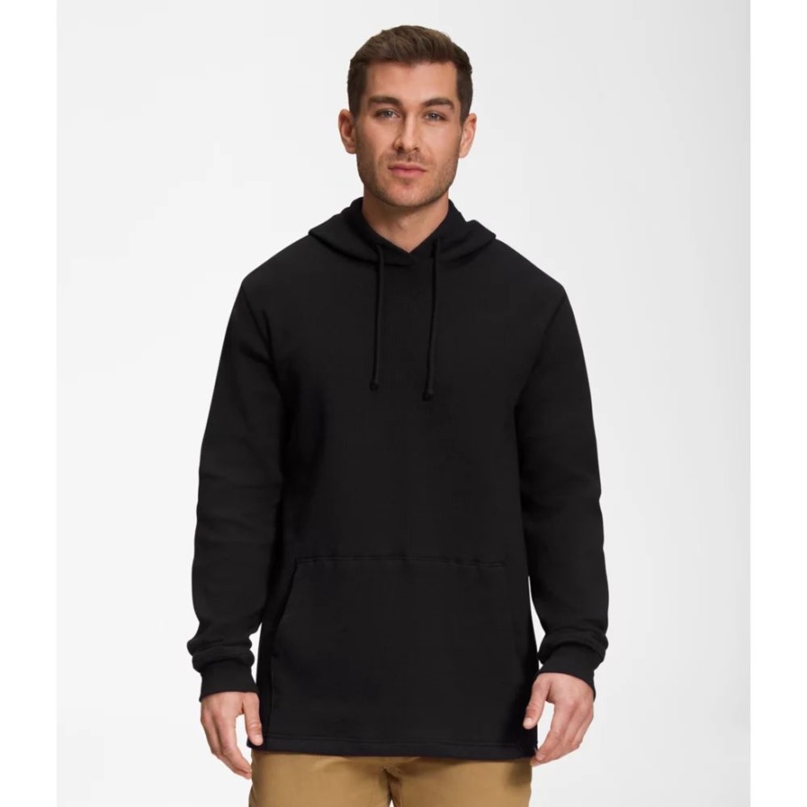 Sweat à Capuche Gaufré Homme Noir The North Face