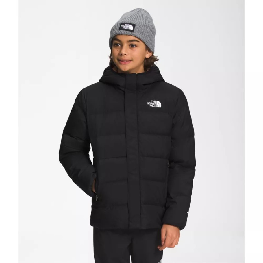 Parka North Face Doublée De Polaire North Face Pour Garçon Noire