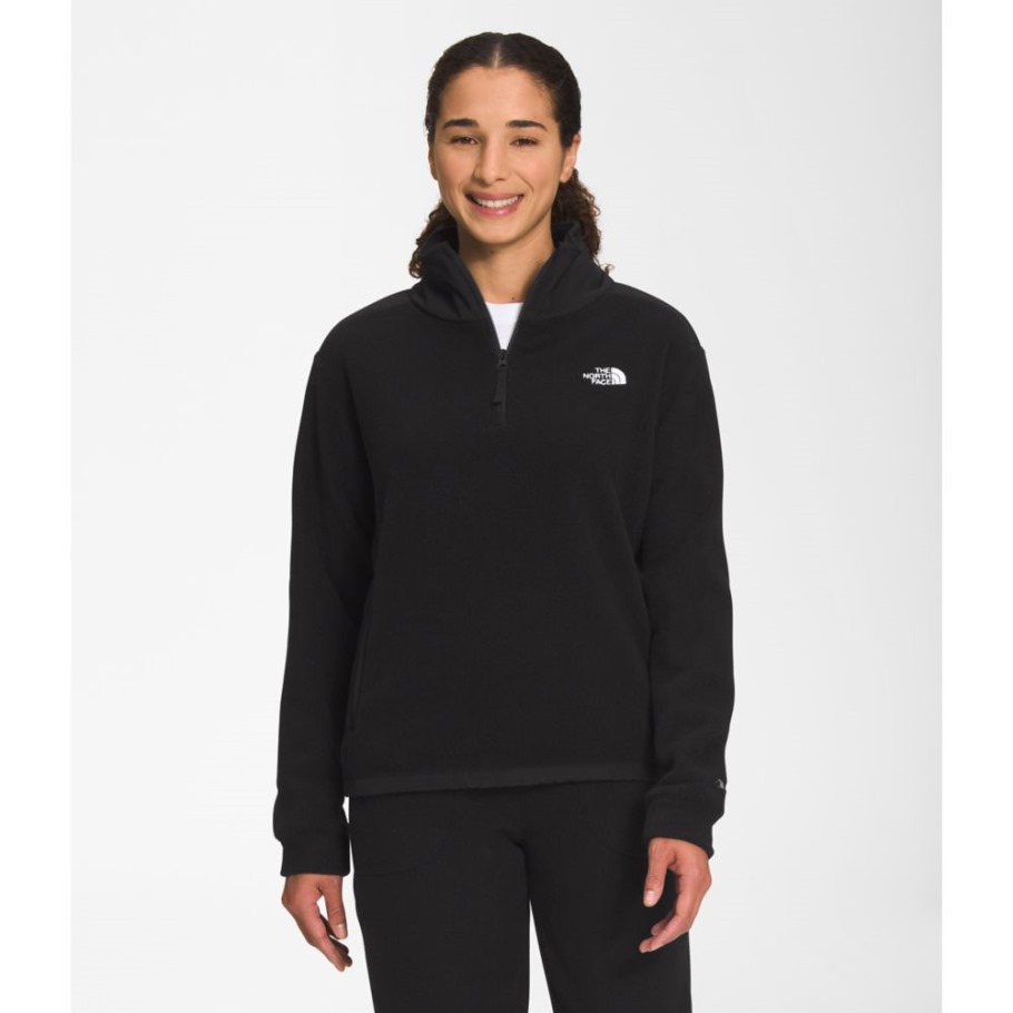 Noir The North Face Femme Alpine Polartec 200 Zip