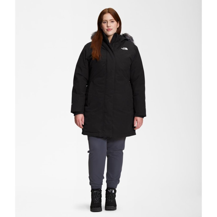 Parka Noire The North Face Femme Plus Arctic