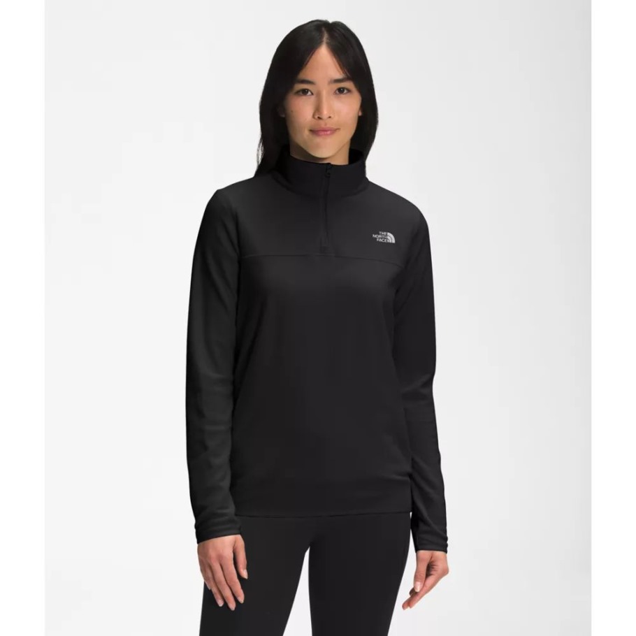 Noir The North Face Femmes Tka Glacier Zip