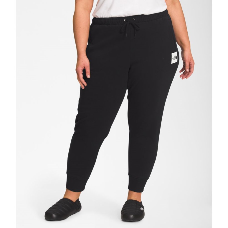 Pantalon De Jogging The North Face Femme Plus Box Nse Noir Blanc