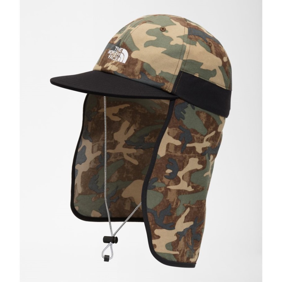 Chapeau Pare-soleil Classe V The North Face Tan Camo Print