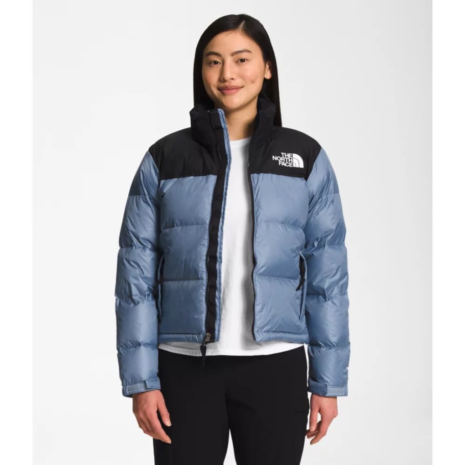 Folk Blue Women 1996 Retro Nuptse Veste The North Face