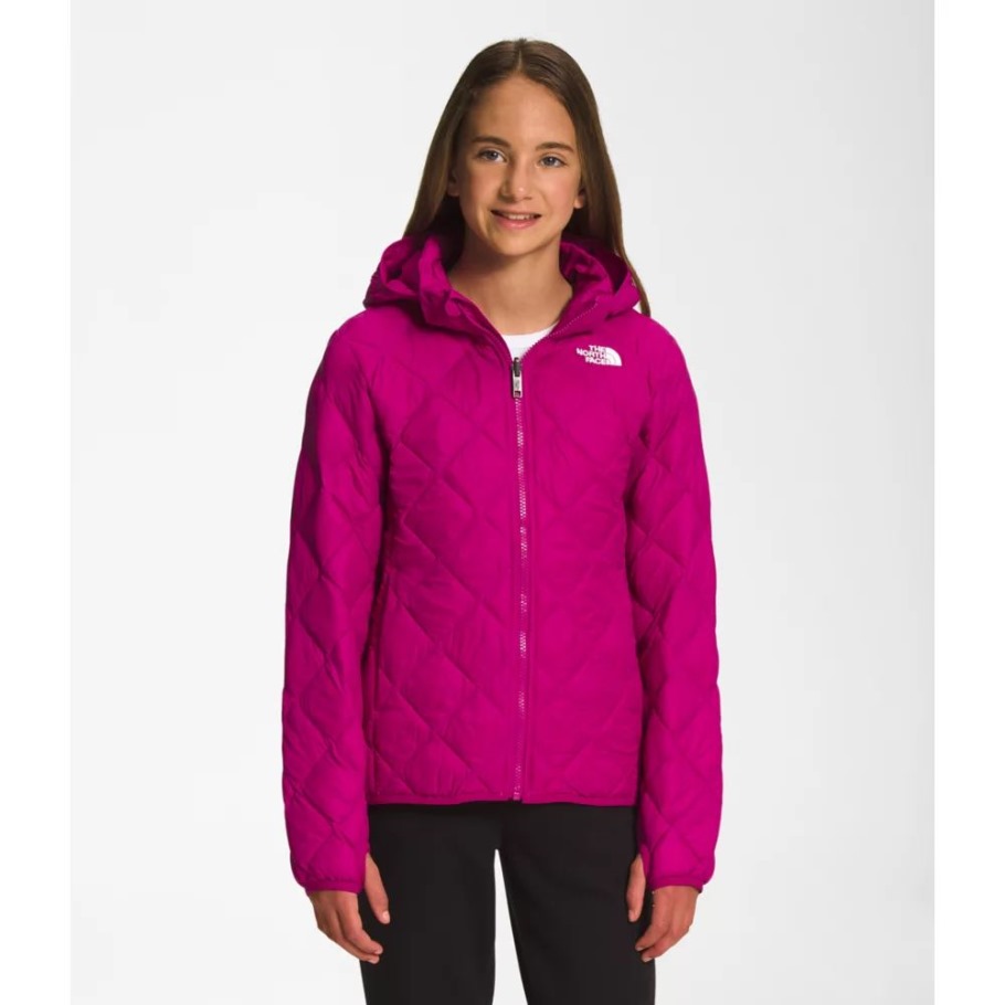 Veste à Capuche Thermoball Rose Fuschia Pour Fille The North Face