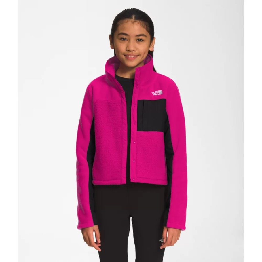 Veste Mashup Polaire The North Face Filles Rose Fuschia