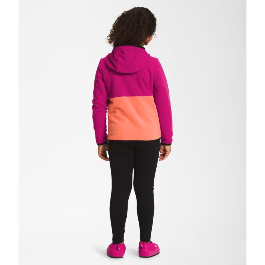 Sweat à Capuche Zippé The North Face Kids Glacier Rose Fuschia
