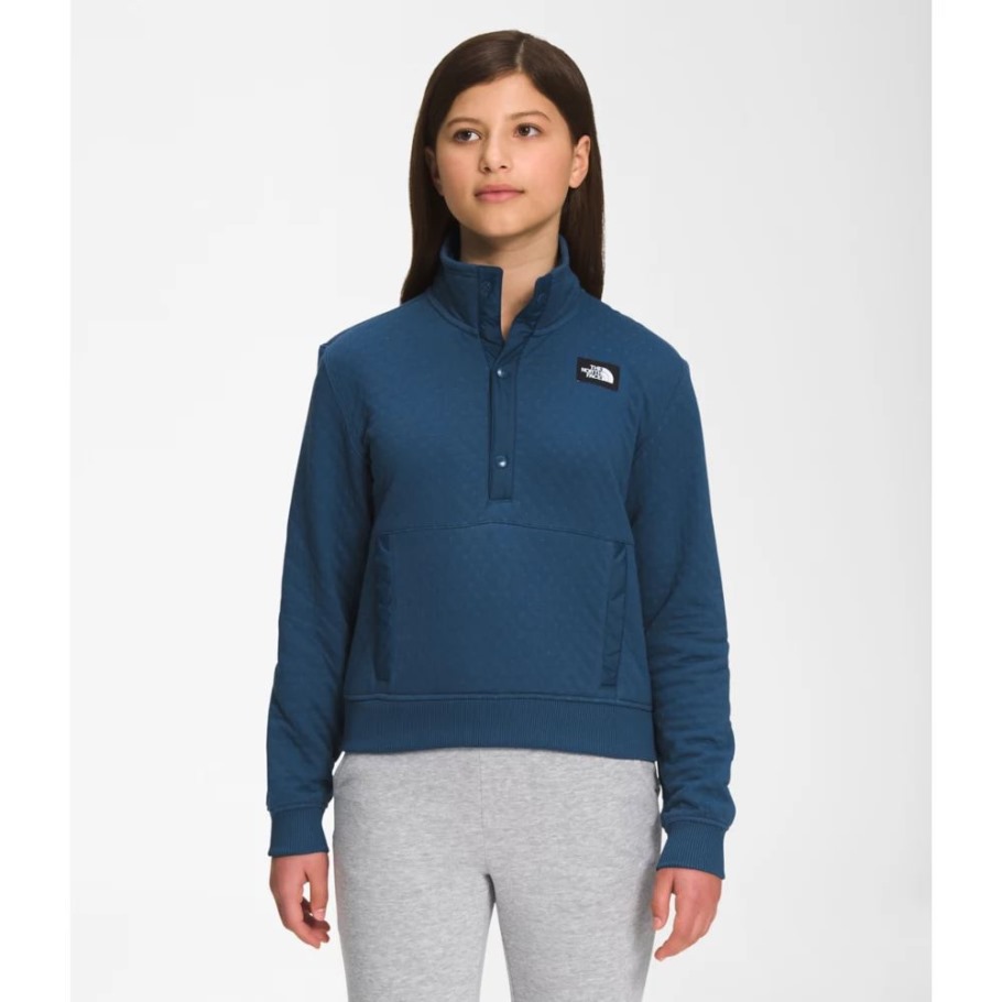 Filles Edgewater Matelassé Snap The North Face Shady Blue