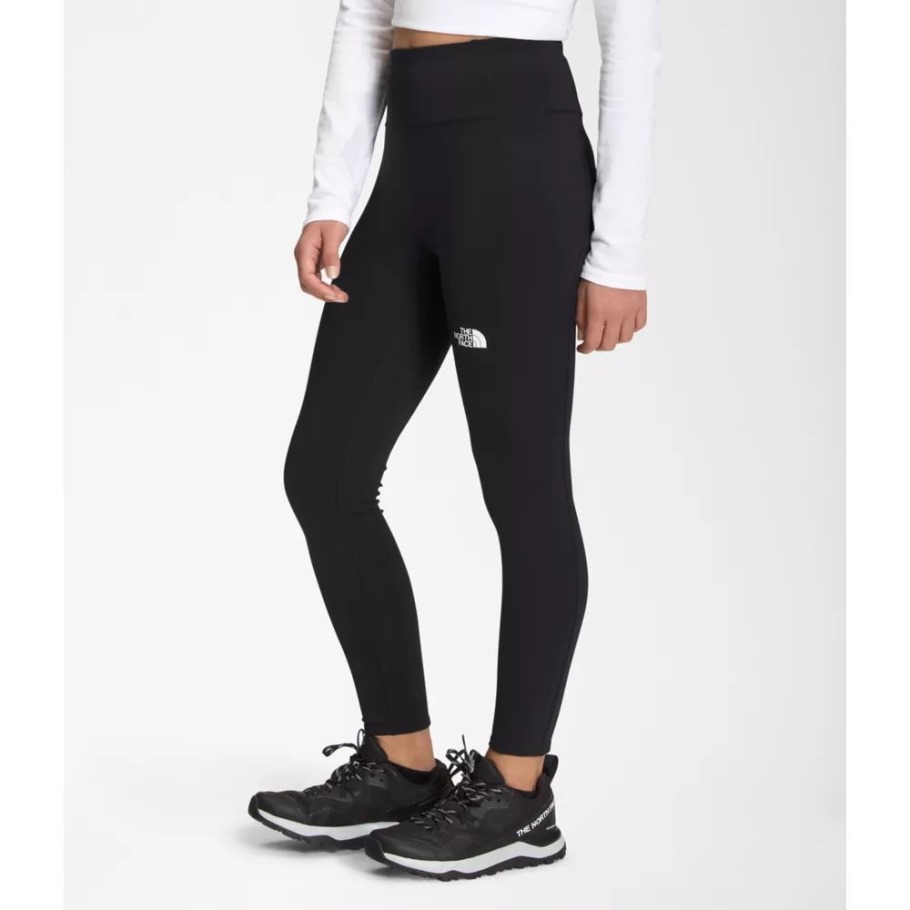 Les Filles Ne S'arrêtent Jamais Collants The North Face Noir