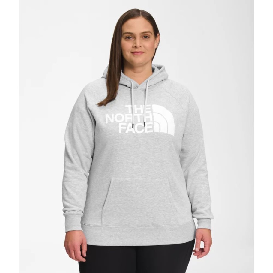 Pull à Capuche Demi-dôme Gris Femme The North Face