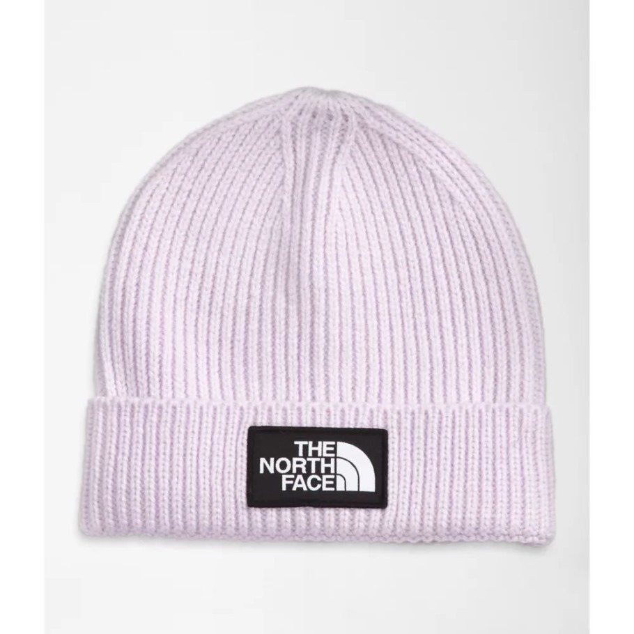 Bonnet à Revers Avec Logo Tnf Box Pour Enfant Lavande Brouillard The North Face