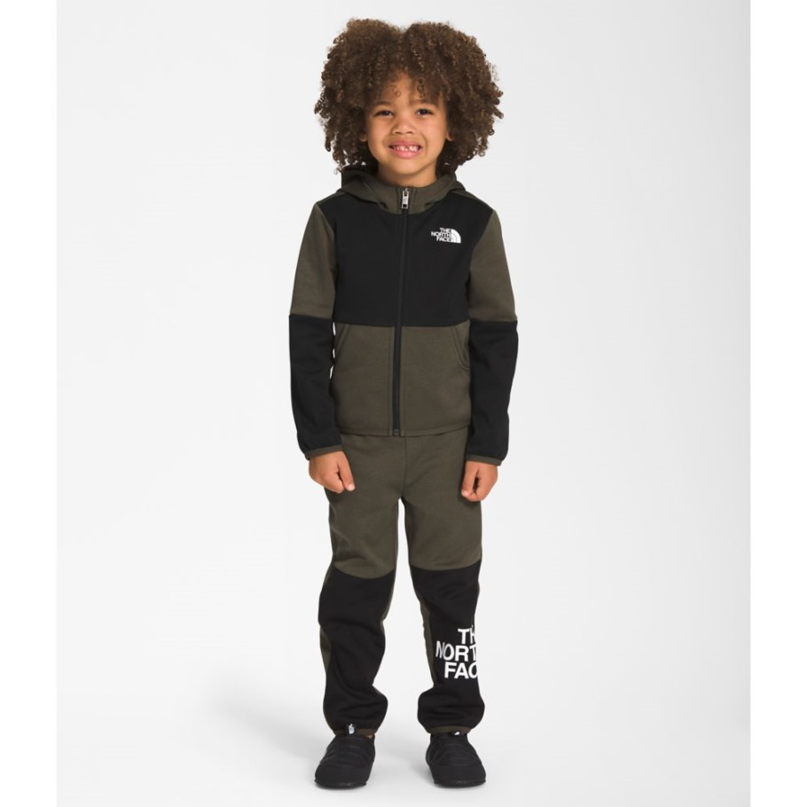 Ensemble Chaud D'hiver Pour Enfants New Taupe Green The North Face