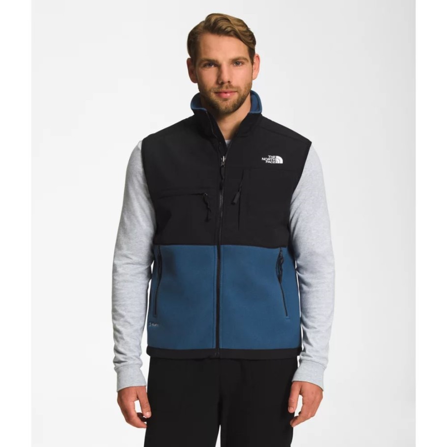 Gilet Homme Denali Bleu Ombragé The North Face