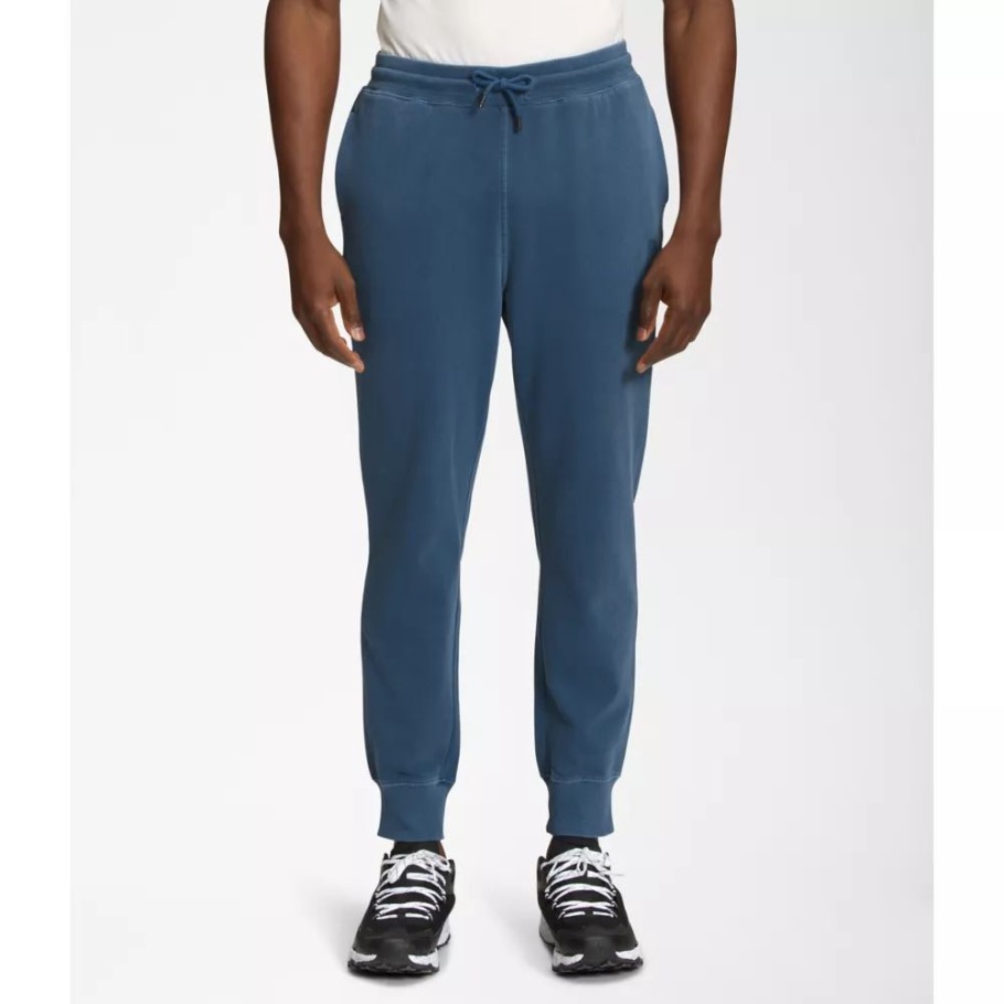 Men Garment Dye Joggers The North Face Shady Blue