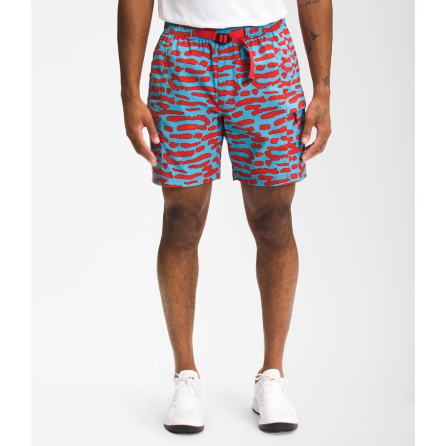 Short Ceinturé Class V Imprimé Homme The North Face Norse Blue