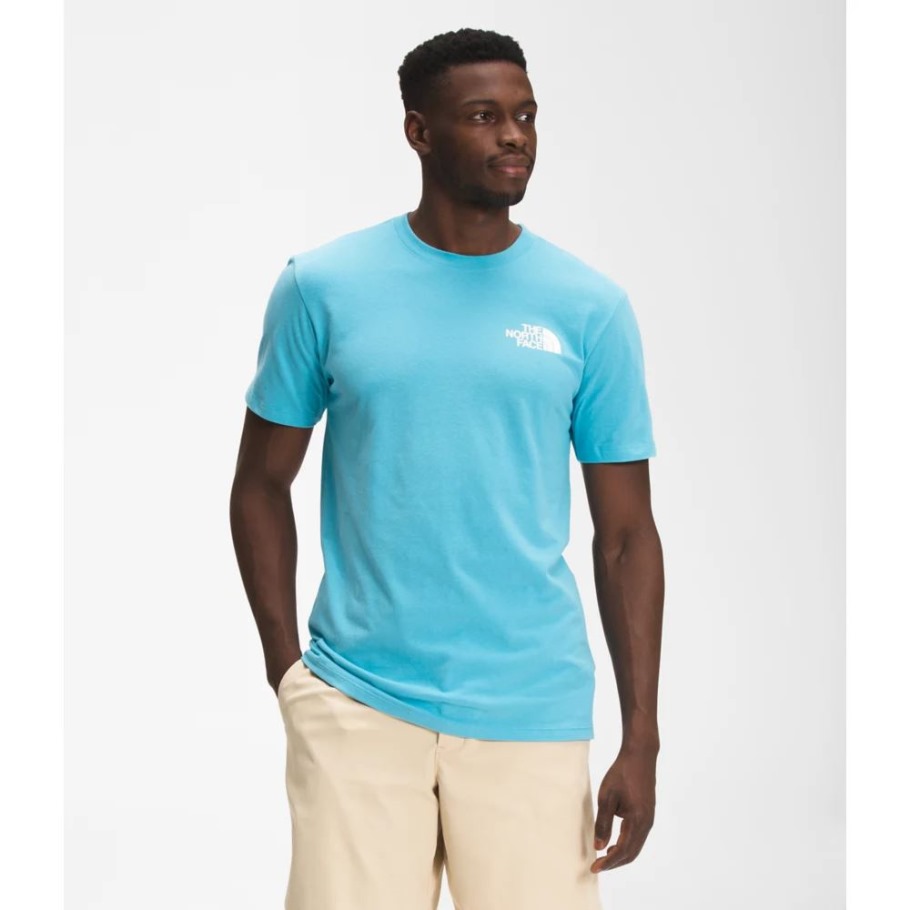 Hommes à Manches Courtes Box Nse Tee The North Face Norse Bleu