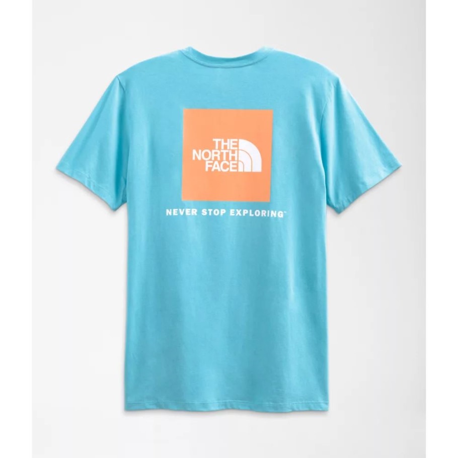 Hommes à Manches Courtes Box Nse Tee The North Face Norse Bleu