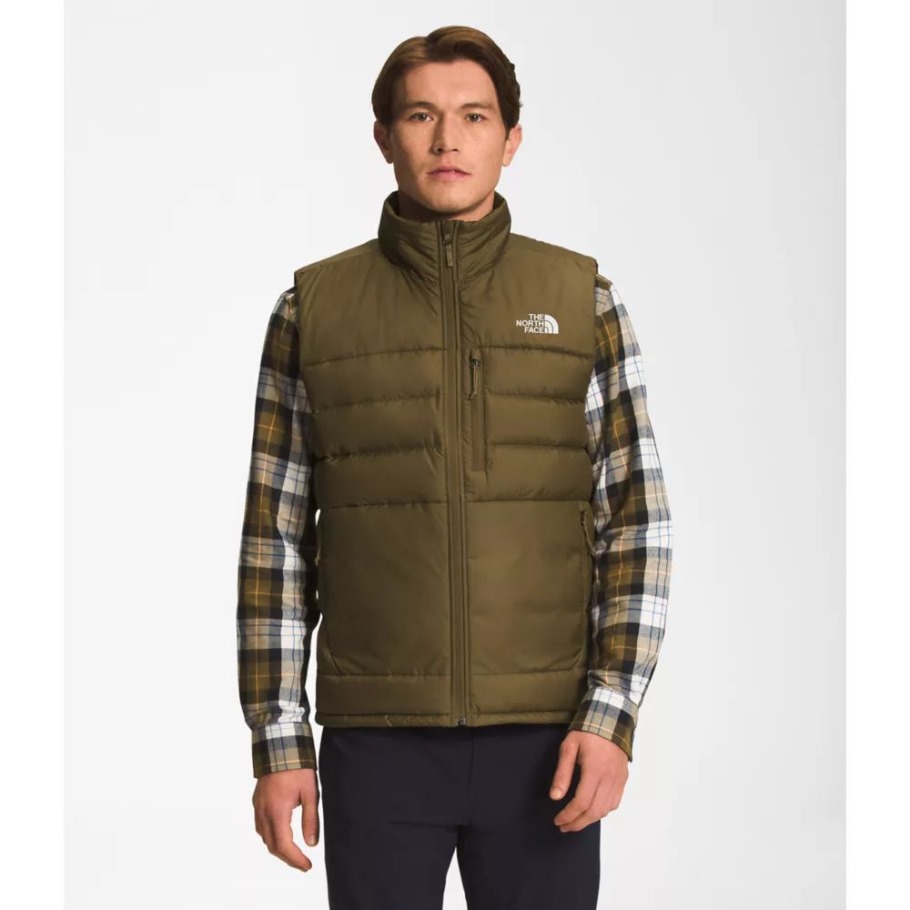 Militaire Olive The North Face Hommes Aconcagua 2 Gilet