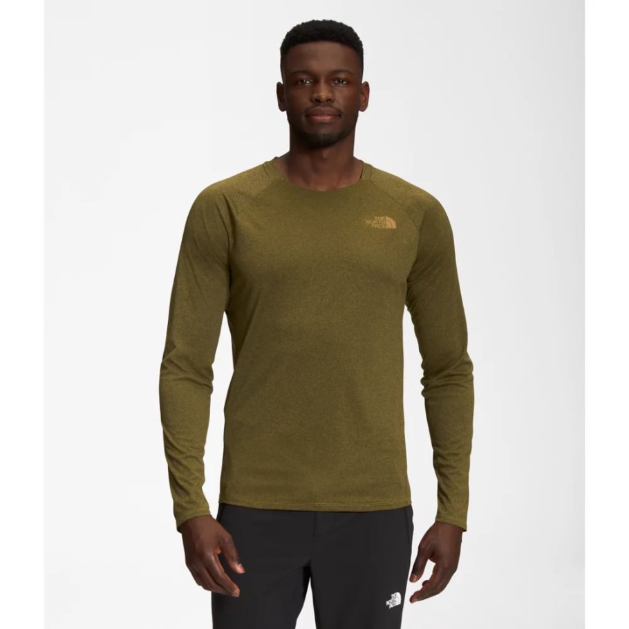 équipage à Manches Longues Pour Hommes En Or Minéral Big Pine The North Face