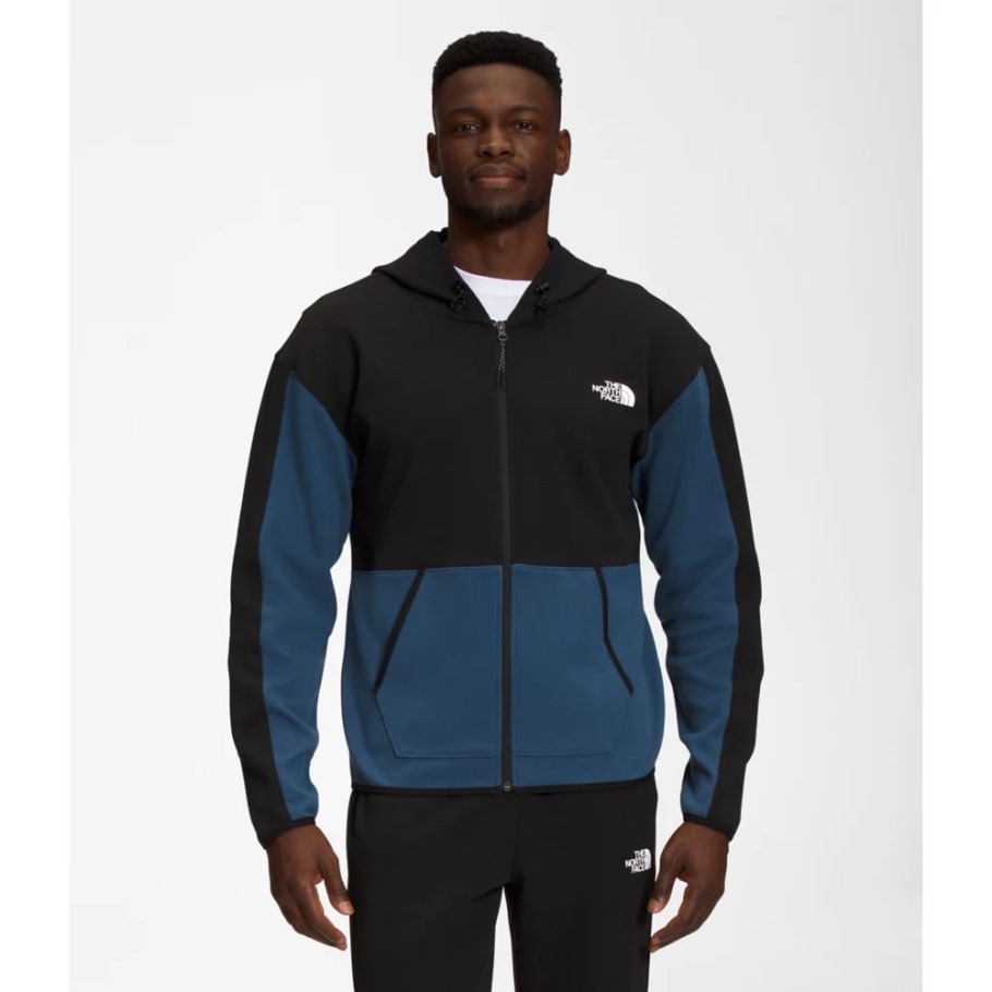Shady Blue The North Face Men Tnf Tech Full Zip Hoodie