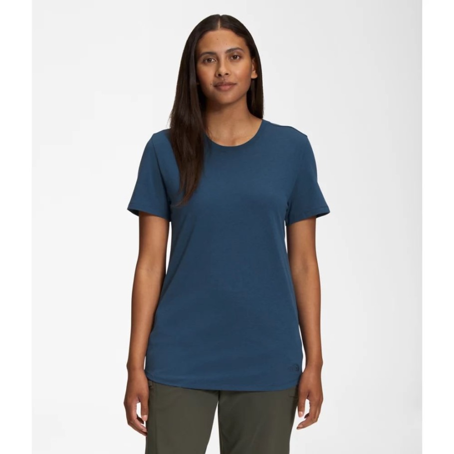 Shady Blue T-shirt à Manches Courtes The North Face Pour Femme Terrain