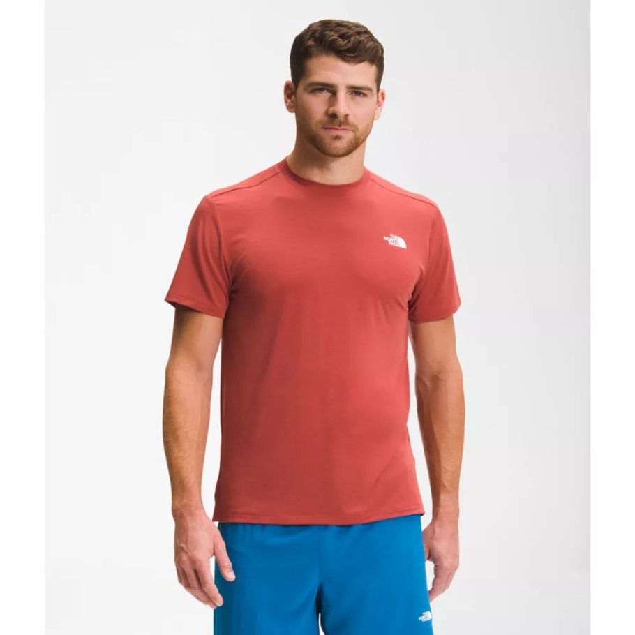 T-shirt à Manches Courtes Pour Homme Rouge épice The North Face