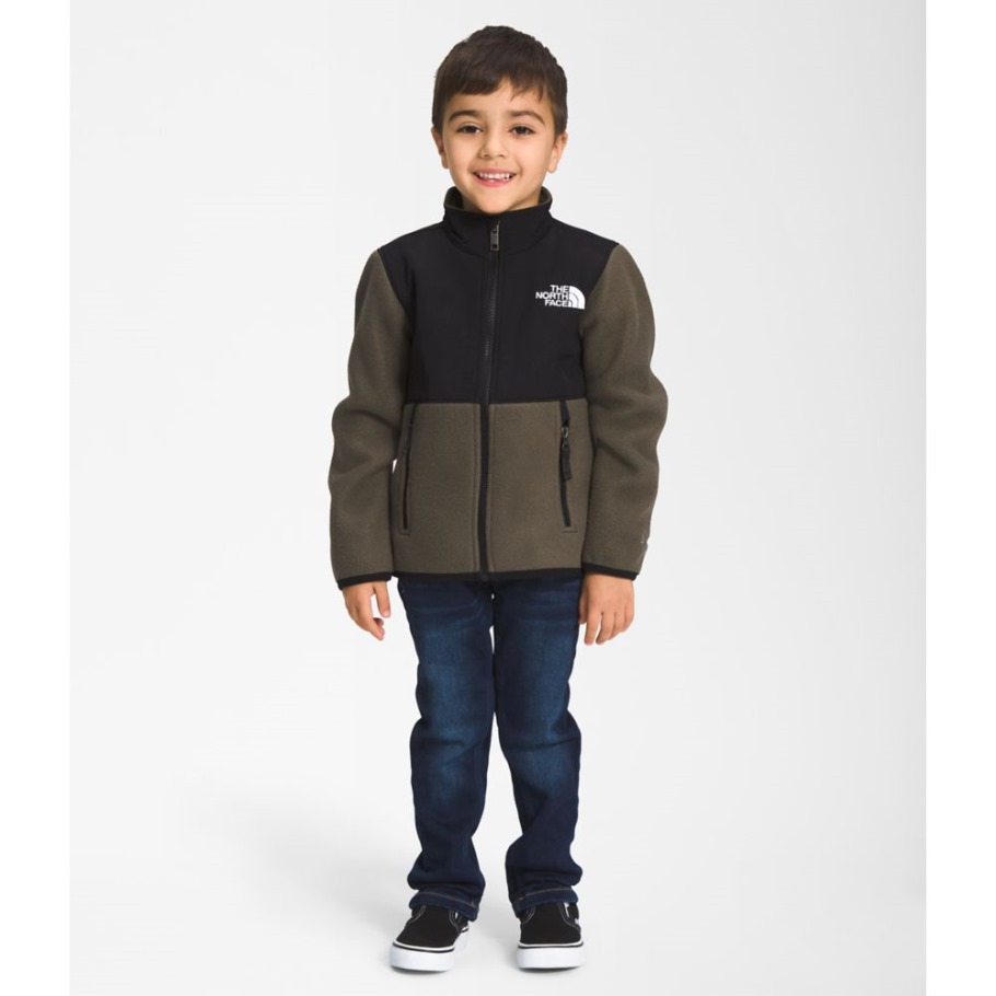 The North Face Kids Denali Veste New Taupe Green
