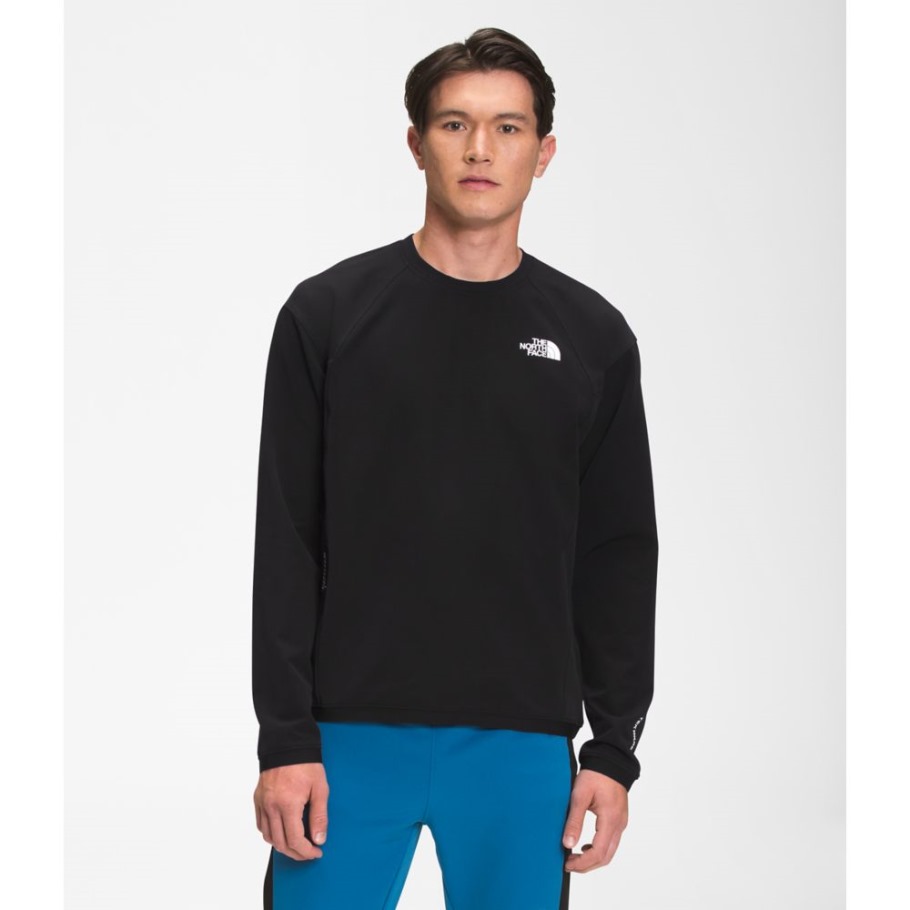 The North Face Hommes Tekware Manches Longues Crew Noir