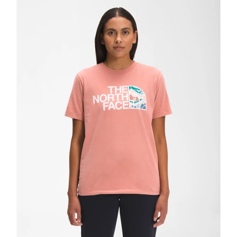 The North Face Rose Dawn Women T-shirt En Coton Demi-dôme à Manches Courtes
