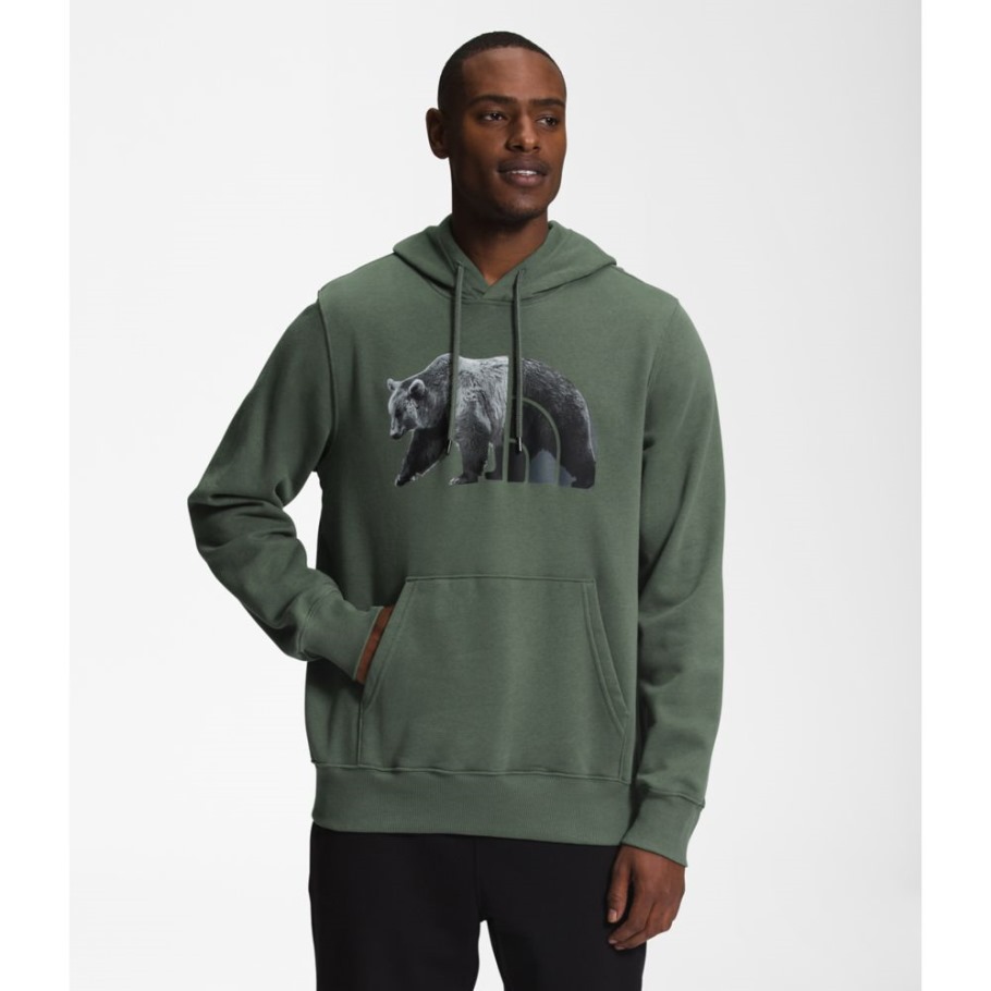 The North Face Thyme Black Men Tnf Bear Pullover Hoodie