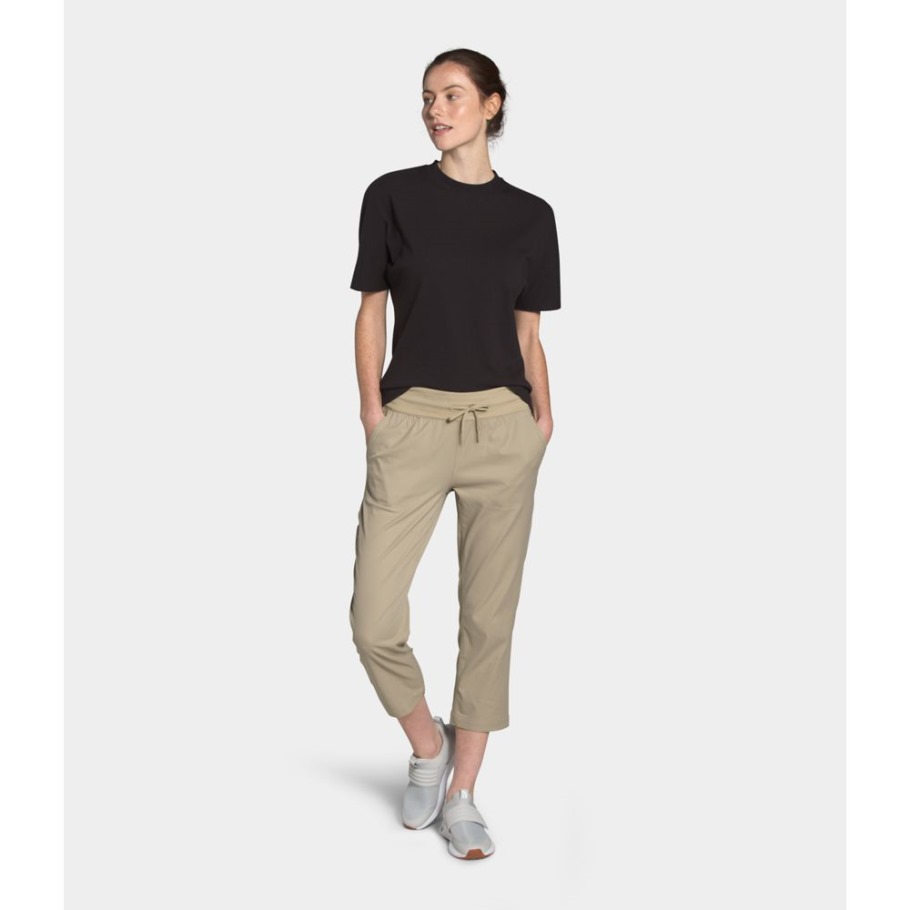 The North Face Sergé Beige Femmes Capris Aphrodite Motion