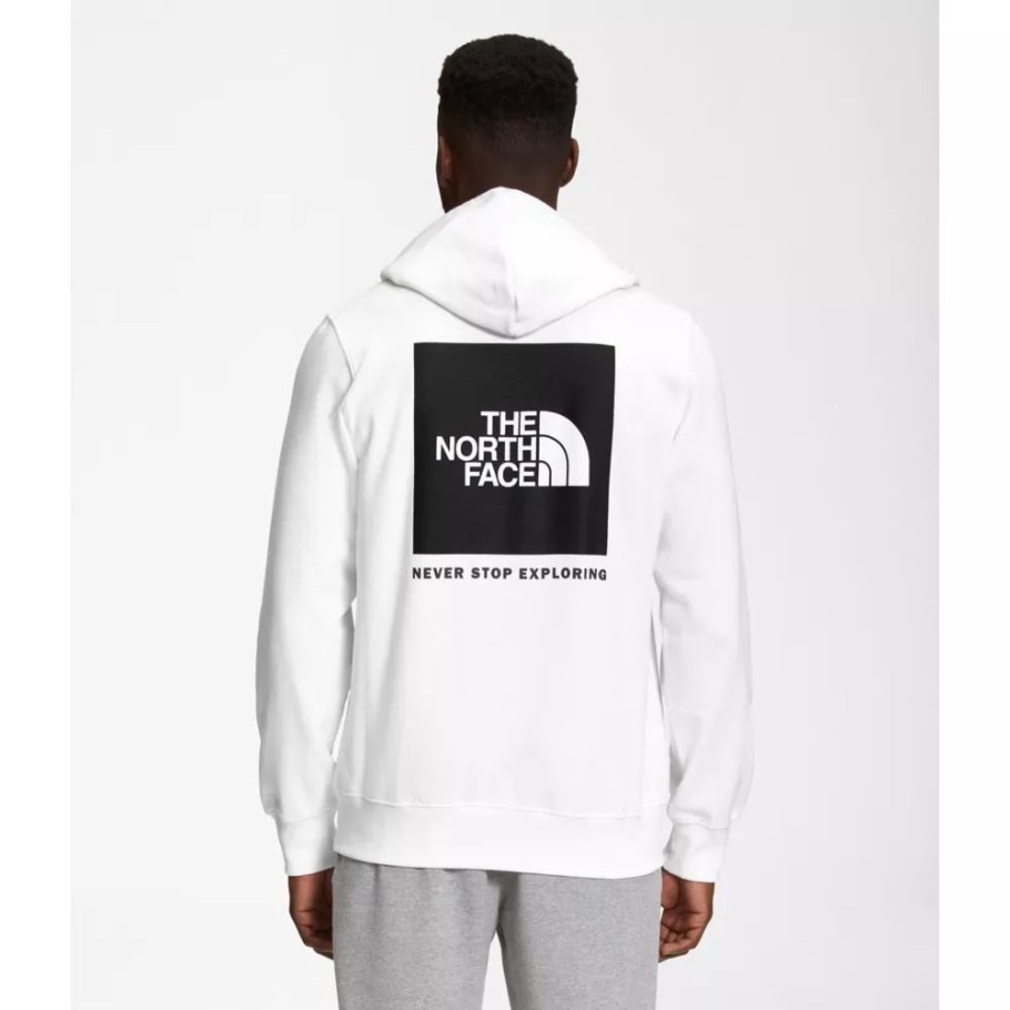 The North Face Blanc Noir Hommes Box Nse Pull à Capuche