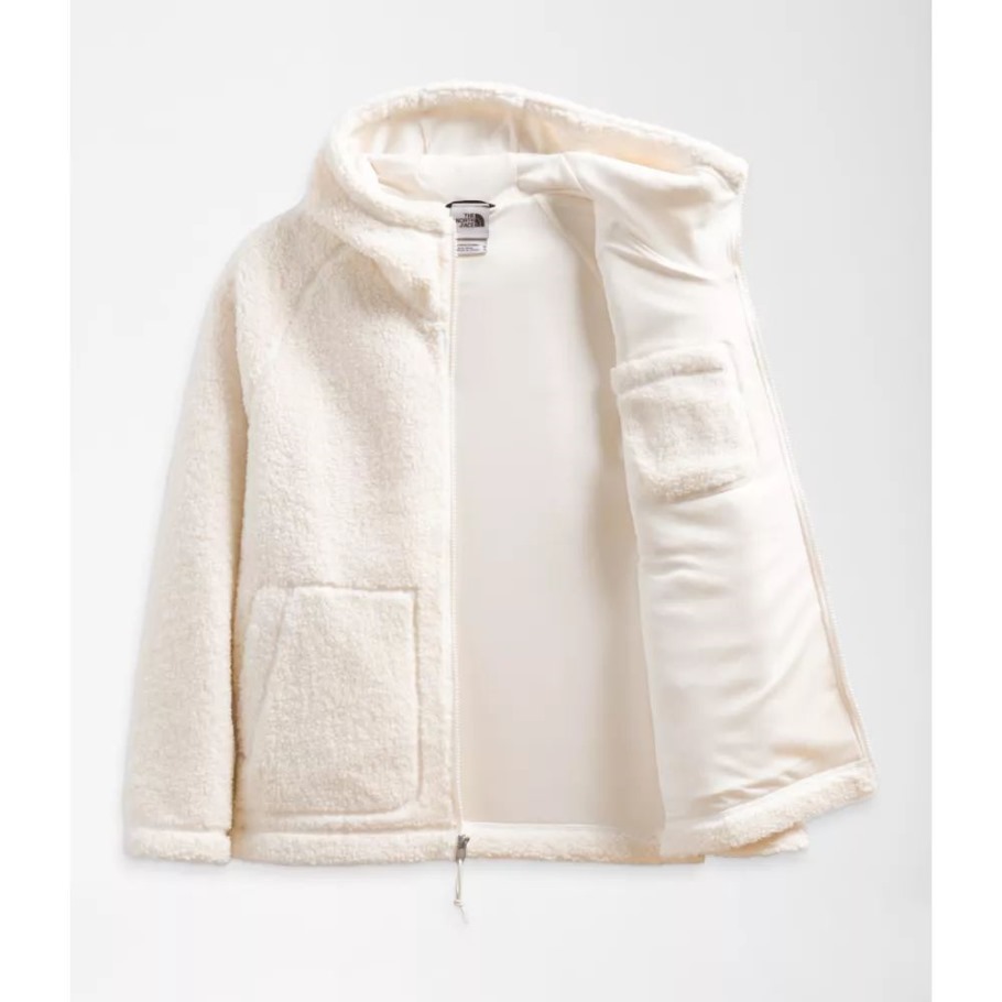 The North Face - Sweat à Capuche Zippé En Polaire Ridge Blanc Pour Femme