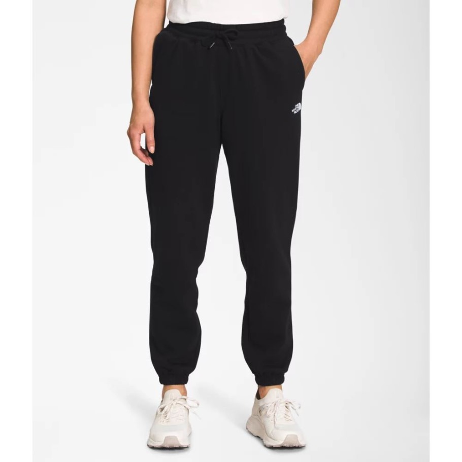 The North Face Pantalon De Survêtement Polaire Demi-dôme Femme Noir Blanc