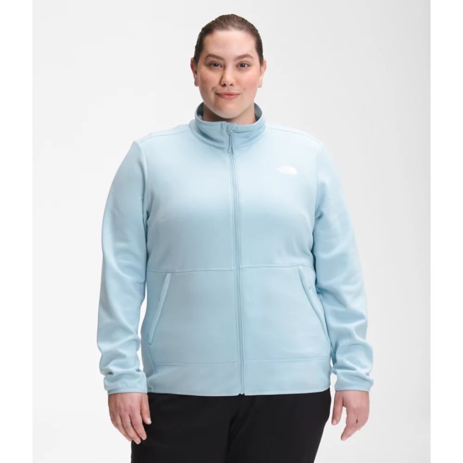 The North Face Women Plus Canyonlands Full Zip Beta Blue