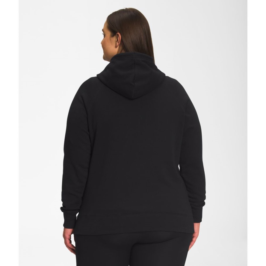 The North Face Women Plus Pull à Capuche Demi Dôme Noir Blanc