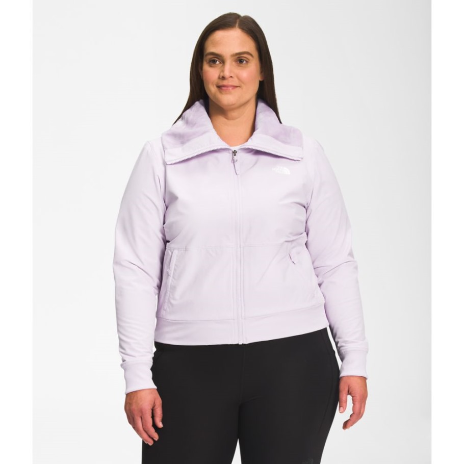 The North Face Women Plus Shelbe Raschel Bomber Lavande Brouillard