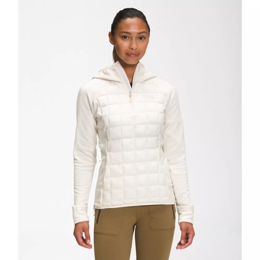 The North Face Femmes Thermoball Hybride Eco Veste 2.0 Blanc