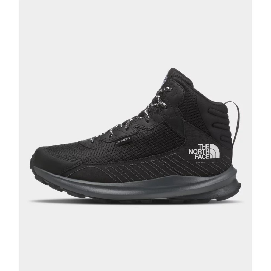 The North Face Jeunesse Fastpack Randonneur Mid Bottes Imperméables Noir