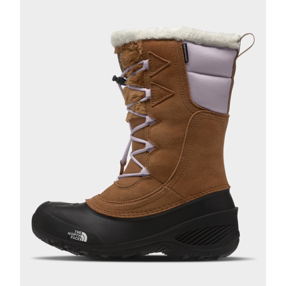 Bottes The North Face Jeunesse Shellista Lace Iv Brun Grillé