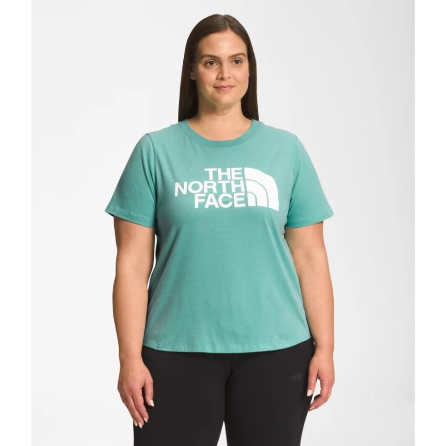 Wasabi Women Plus T-shirt En Coton Demi-dôme à Manches Courtes The North Face
